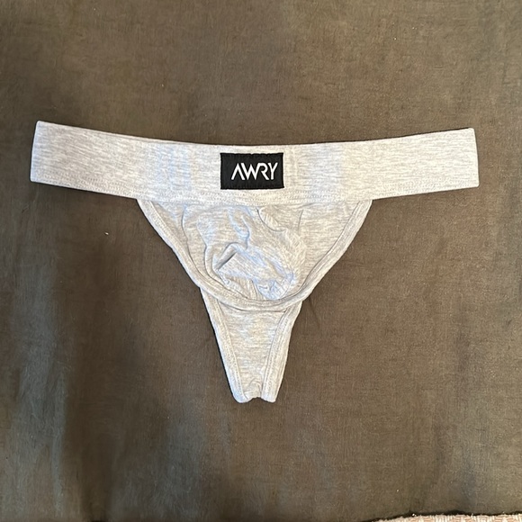 AWRY Underwear Set - Thong (Grey) and Cheeky (Black) - Medium - Picture 2 of 7